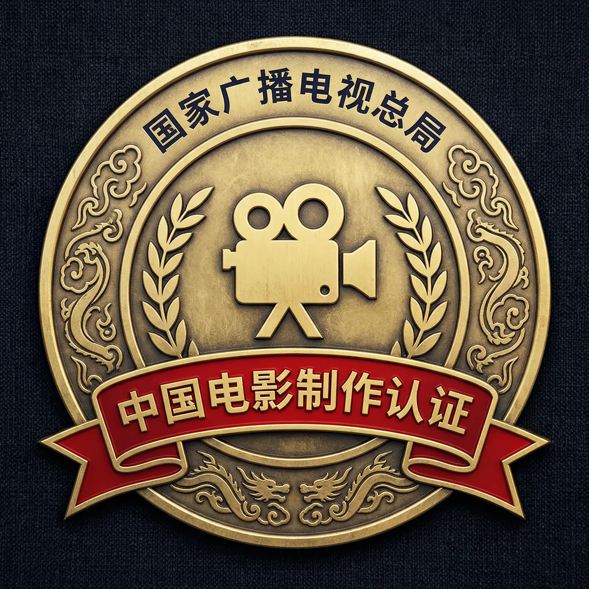 麻豆视频影视制作许可证徽章-国家广播电视总局颁发